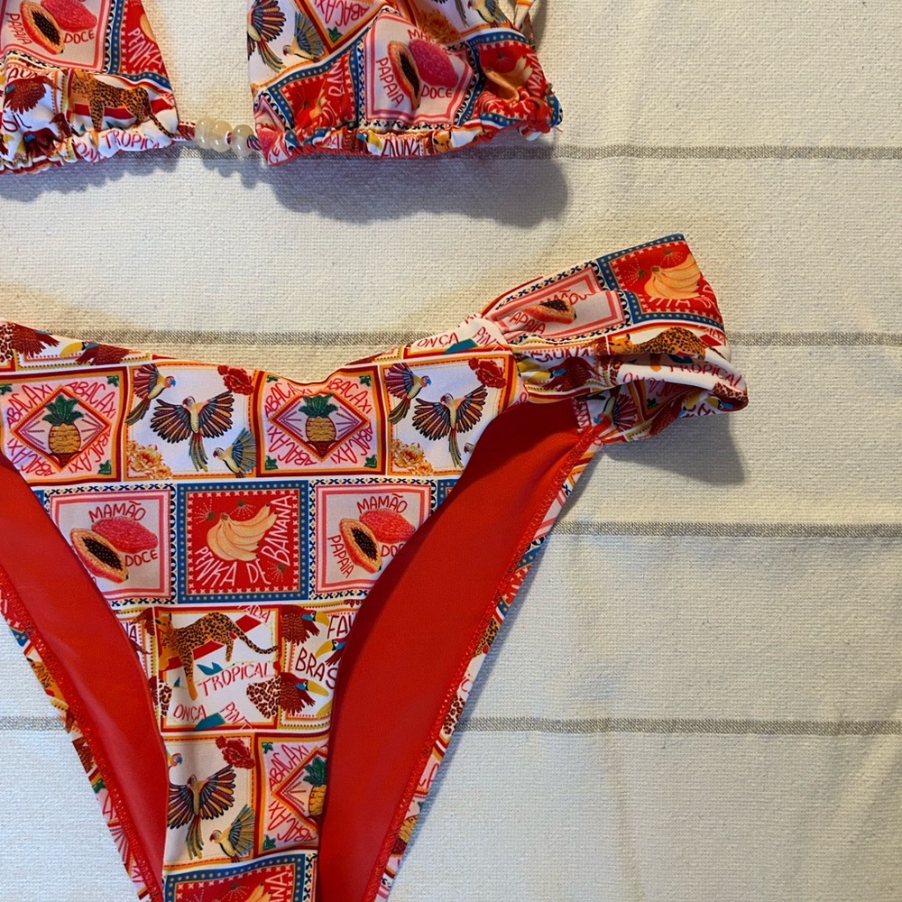 Colorful Patterned Bikini Set - Picture 4 of 12